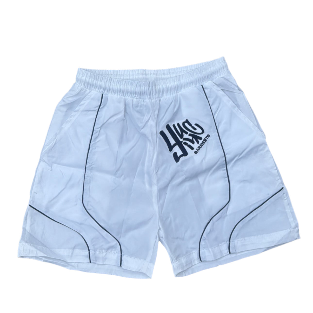 White Lightweight V2 Windbreaker Shorts