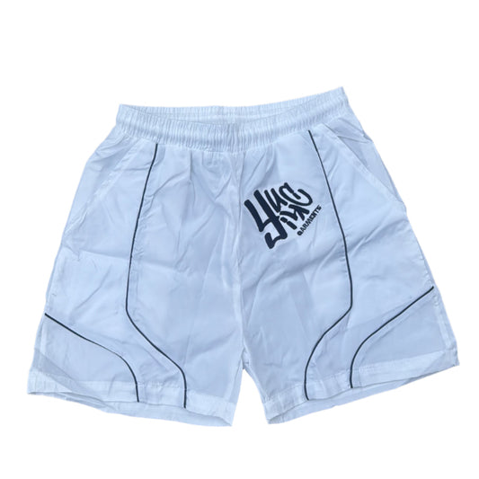 White Lightweight V2 Windbreaker Shorts