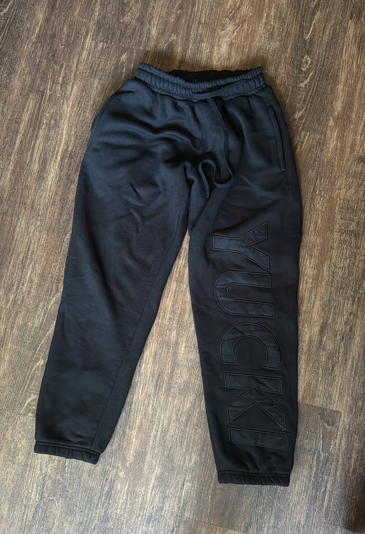 V2 Yucki Black "Preme" Sweatpants